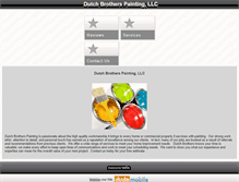 Tablet Screenshot of dutchbrospaintco.com